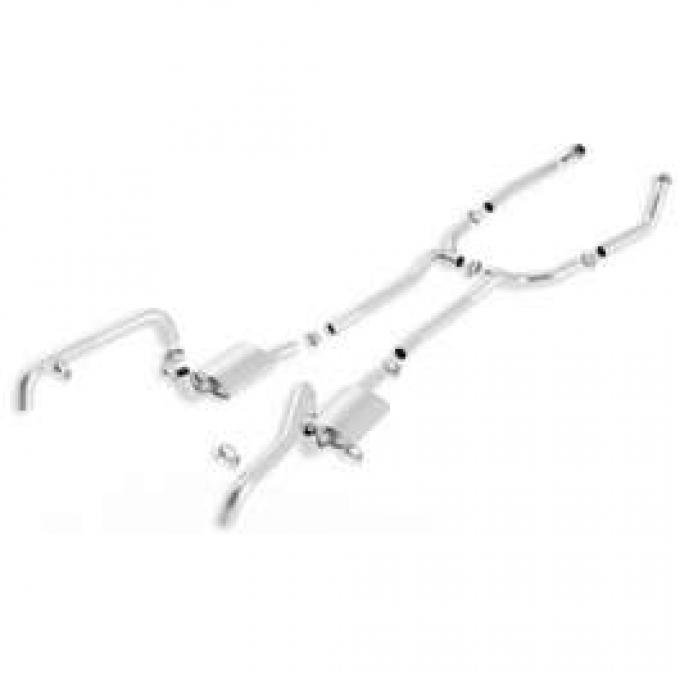 Camaro Exhaust System, Borla, Header Back, Big Block, 1967-1969