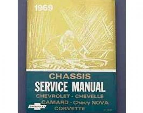 Camaro Book, Chevrolet Chassis Service Shop Manual, 1969