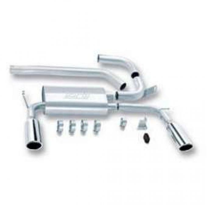 Camaro Exhaust System, 3 Non-Adjustable Cat Back, Borla,V8, 1998-2002