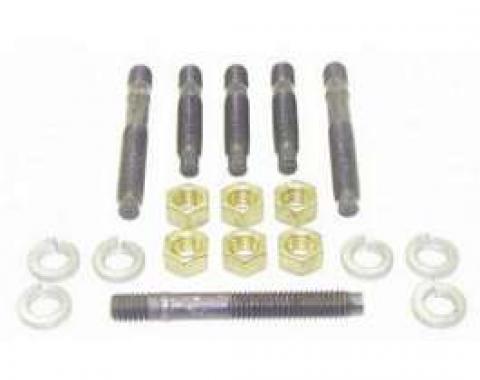 Camaro Exhaust Manifold Stud Set, Small Or Big Block, Steel, 1967-1992