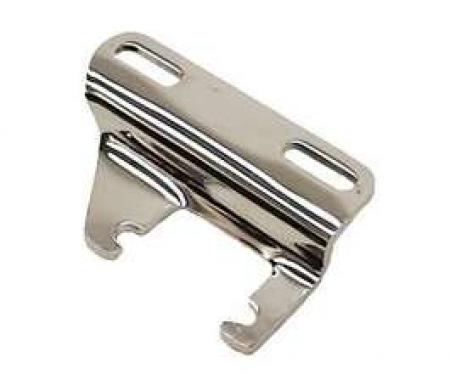 Camaro Lower Alternator Bracket Exhaust Header Mounting Adapter, Small Block, Chrome, 1967-1968