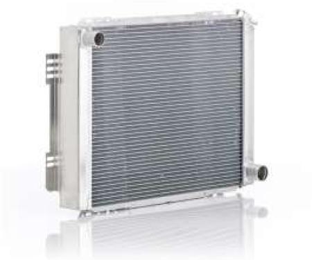 Camaro Radiator, Small Block, Aluminum, For Cars With Manual Transmission, "Eliminator", Be Cool, 1967-1969