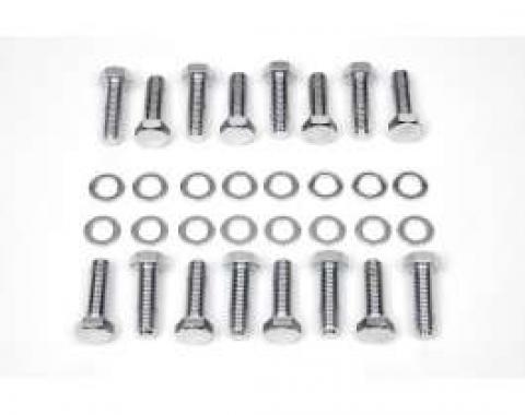 Camaro Intake Manifold Bolt Set, Big Block, Chrome, 1967-1969