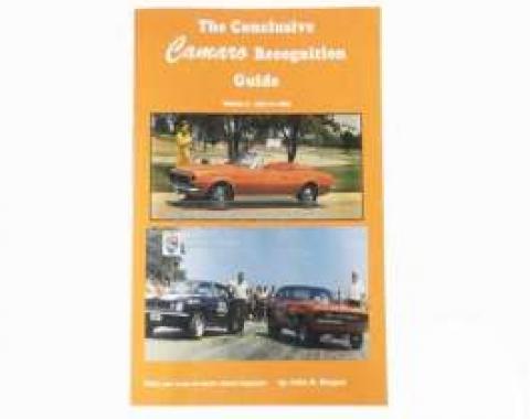 Conclusive Camaro Recognition Guide Book Volume Three 1970-1973