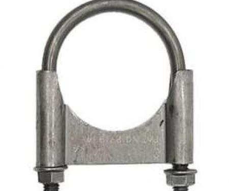 Camaro Exhaust Muffler Clamp, Guillotine Style, Steel, 2, 1967-1969