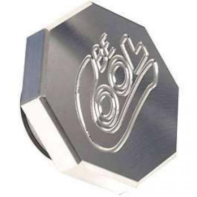 Camaro Radiator Cap, Billet, Octagon, Polished Finish, Be Cool