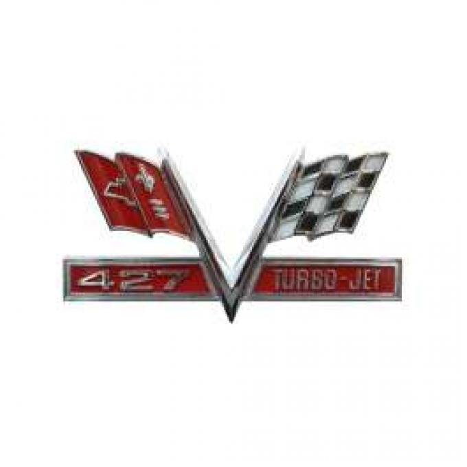 Camaro Metal Sign, 427 Fender Emblem, 1967