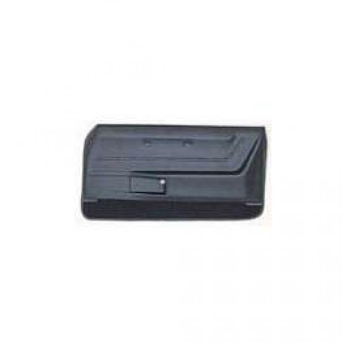 Camaro Front Door Panels, Deluxe Interior, Black, 1968