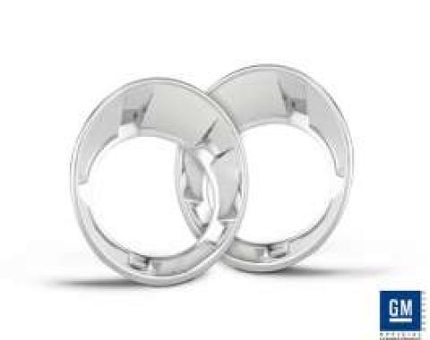Camaro Running Light Bezels, Chrome, 2010-2013