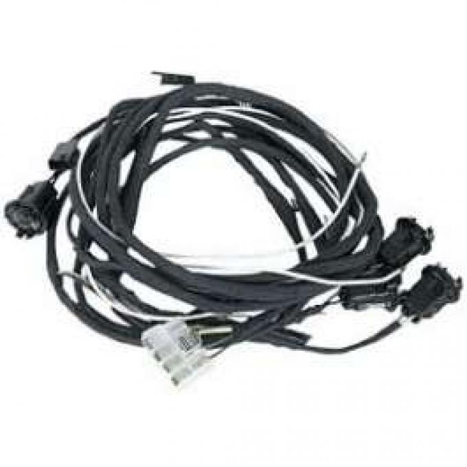 Camaro Rear Body Lighting Wiring Harness, Rally Sport (RS) Convertible, 1967