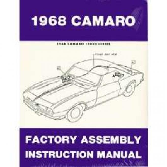 Camaro Factory Assembly Manual, 1968