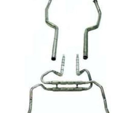 Camaro Chambered Exhaust System, Big Block, Stainless Steel, 1969