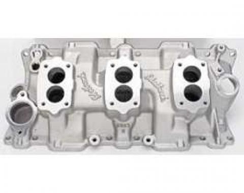 Camaro Edelbrock 3X2 Intake Manifold, Small Block,1967-1974