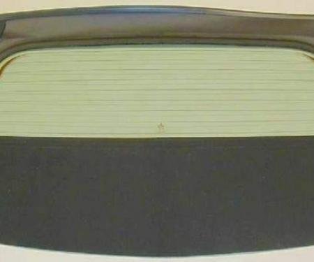 Camaro Rear Glass, With Defroster, Convertible, Stayfast, Tan with Black Backing, 1994-2002