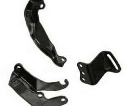 Camaro Power Steering Bracket Set, Small Block, 1970-1972