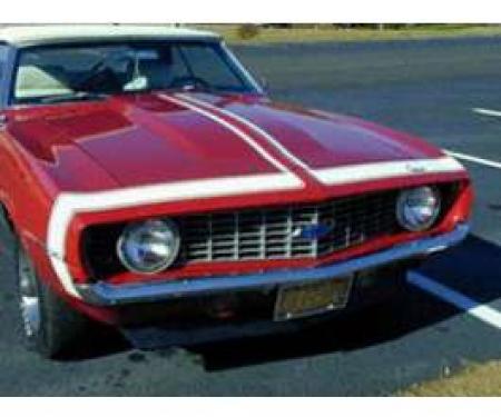 Camaro Bumble Bee Vinyl Stripe Set, Super Sport (SS), Red, 1969