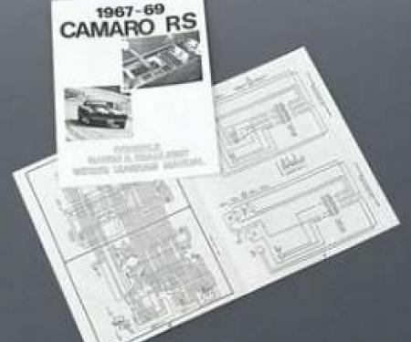 Camaro Rally Sport (RS) Console Gauge & Headlight Wiring Manual, 1967-1969