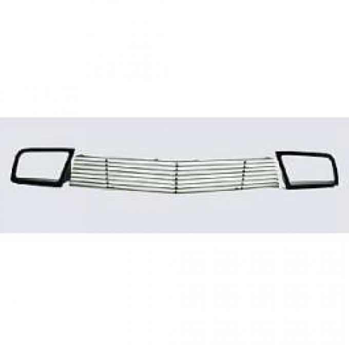 Camaro Billet Grille, Polished Aluminum, SS, Lower Valance, With Ducts 2010-2011