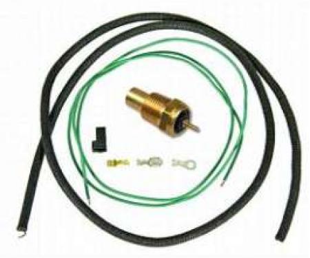 Camaro Coolant Temperature Sending Unit & Wiring Kit, For Cars With Gauges, 1968