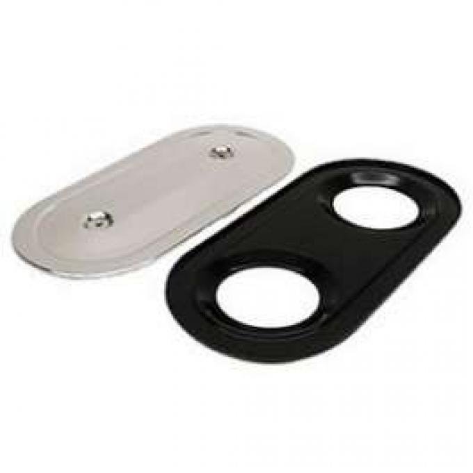 Camaro Air Cleaner Assembly, Cross Ram Intake, Oval Base, 1968-1969