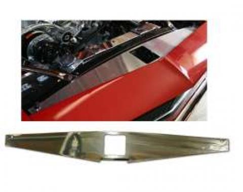 Camaro Core Support Filler Panel, Polished Aluminum, 1967-1969