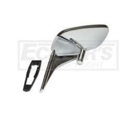 Camaro Outside Door Mirror, Right, Smooth Stem, 1968-1969