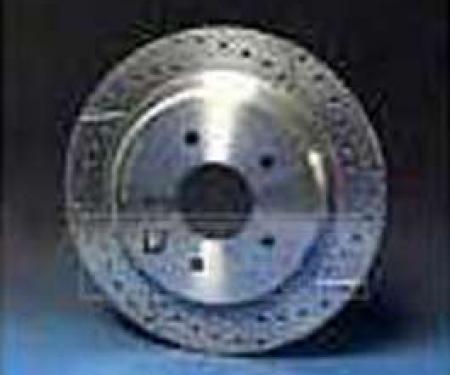 Camaro Disc Brake Rotor, Left Rear, Without 1LE Option, ACDelco Durastop, 1982-1988