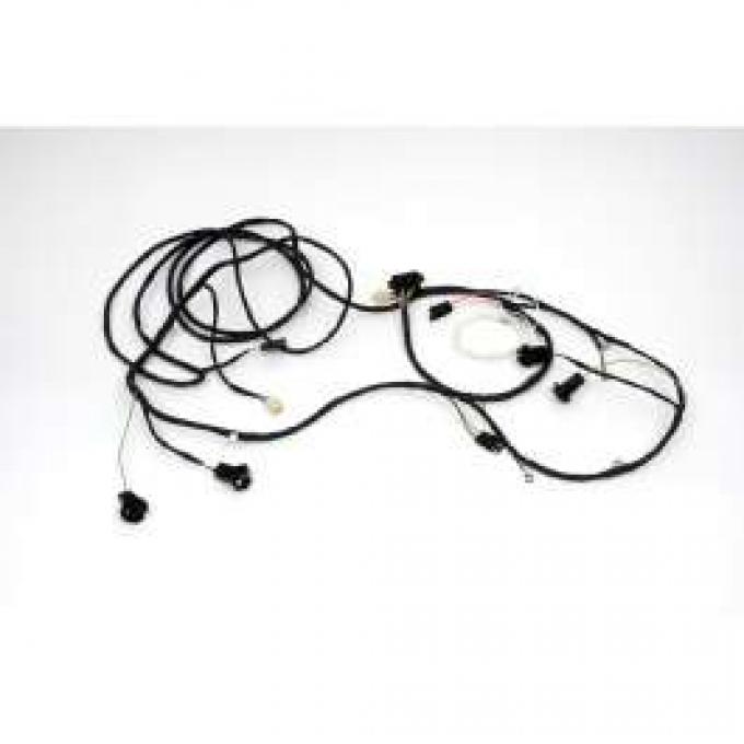 Camaro Rear Body Lighting Wiring Harness, Coupe, For Cars With Under Dash Lights, 1968