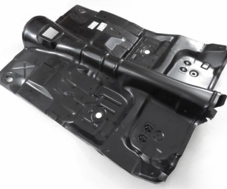 Camaro Floor Pan Assembly Manual Trans With Braces and Torque Box With Transmission Hump, 1975-1981