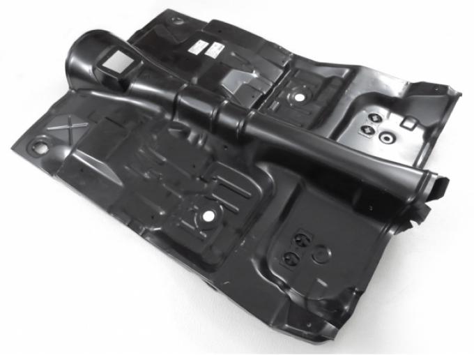 Camaro Floor Pan Assembly Manual Trans With Braces and Torque Box With Transmission Hump, 1975-1981