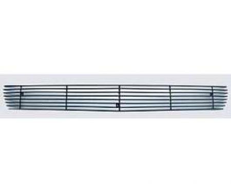 Camaro Billet Grille Overlay, Black Powder Coated Aluminum, SS, Lower Valance, 2010-2011
