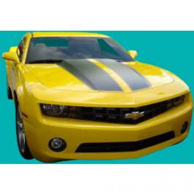 Camaro Rally Stripe Kit, RS, Matte Black, 2010-2013