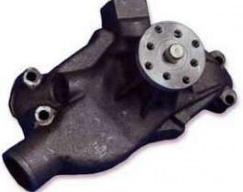 Camaro Water Pump, Short, Small Block, Cast Iron, Hi-Flow, Stewart, 1967-1968