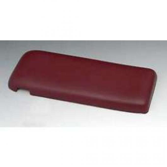 Camaro Console Lid, Padded, Dark Carmine Red, 1973-1981