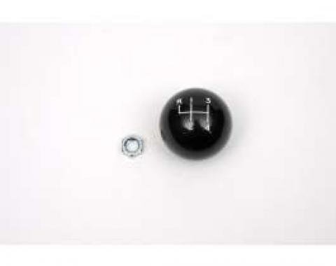Camaro Shifter Knob, 4-Speed Transmission, Black, For Cars With Hurst Shifters, 1967-1981