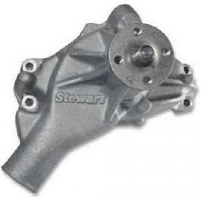 Camaro Water Pump, Small Block, Aluminum, Hi-Flow, Stewart, 1987-1992