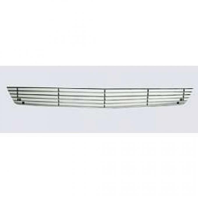 Camaro Billet Grille Overlay, Polished Aluminum, V6, Lower Valance, 2010-2011