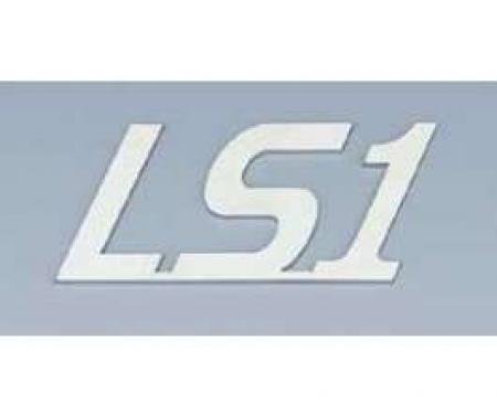 Camaro Fender Emblem, LS1, Stainless Steel