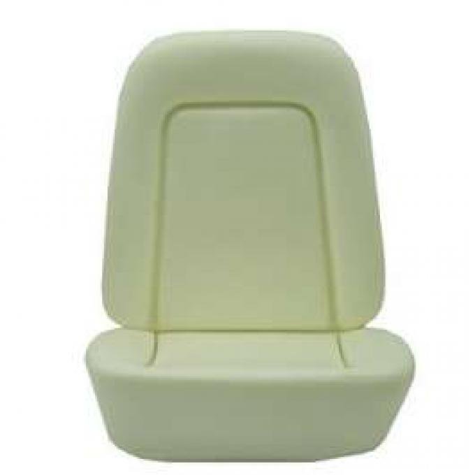 Camaro Bucket Seat Foam Cushion, With Reinforcing Wire, Standard Interior, 1969