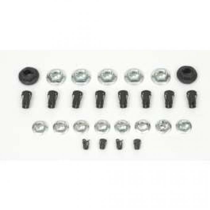 Camaro Emblem Fastener Set, Rally Sport (RS) 1969