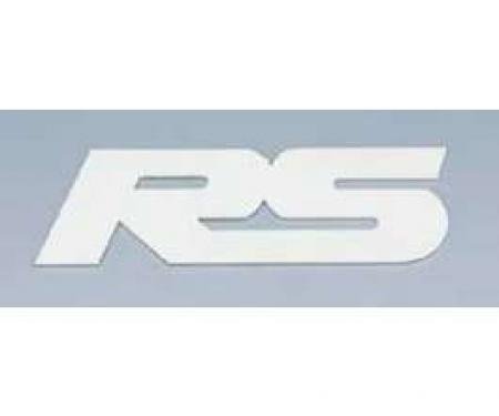 Camaro Rear Panel Emblem, RS, Stainless Steel