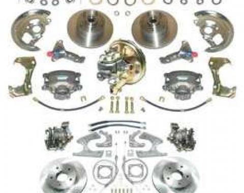Camaro Power Disc Brake Conversion Kit, Complete, 4-Wheel, 1967-1969