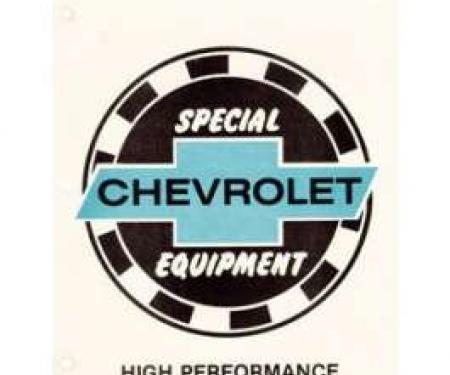 Camaro Book, Chevrolet Special Equipment Manual, 1967-1969