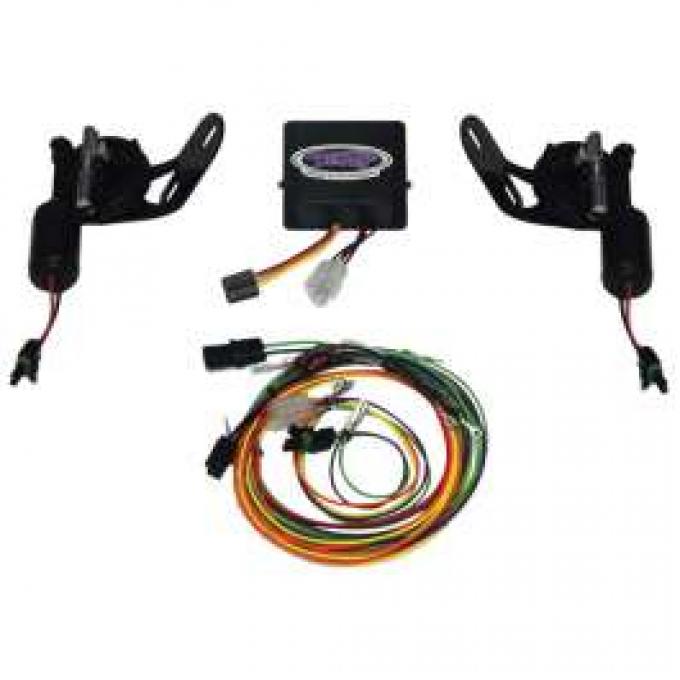 Camaro Headlight Door Conversion Kit, Vacuum To Electric, Rally Sport (RS), 1969