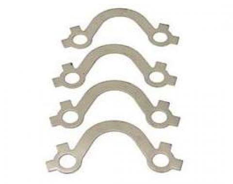 Camaro Exhaust Manifold Bolts French Lock Set, Small Block, Stainless Steel, 1967-1969