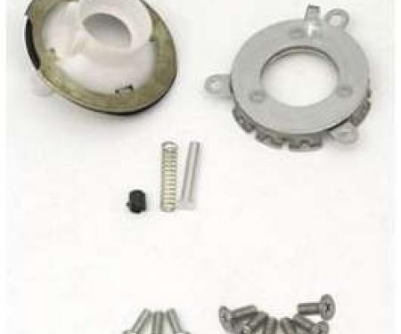 Camaro Horn Cap Contact & Mounting Parts Kit, Wood Steering Wheel, For Cars With Tilt Steering Column, 1969