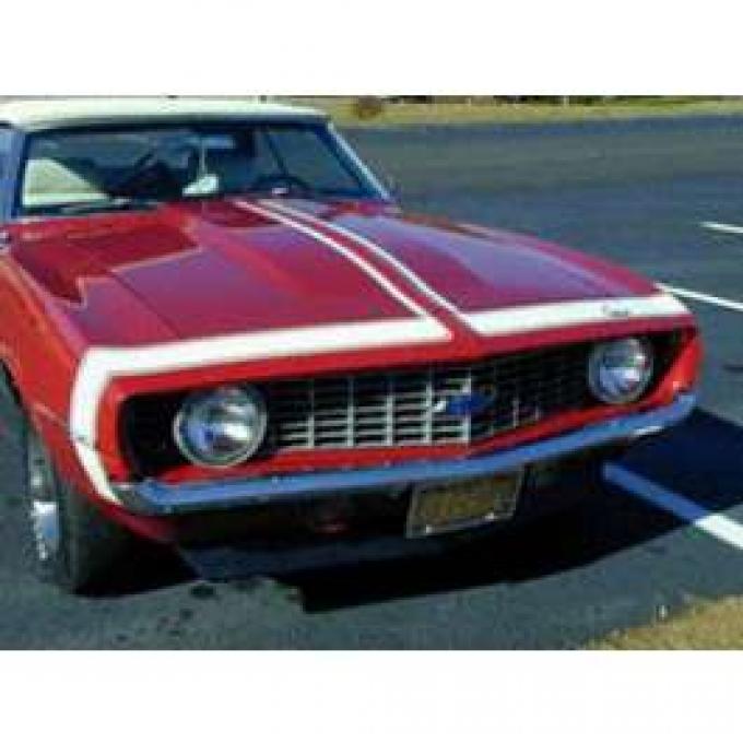 Camaro Front Accent Stencil & Black Vinyl Stripe Set, DX1, 1969