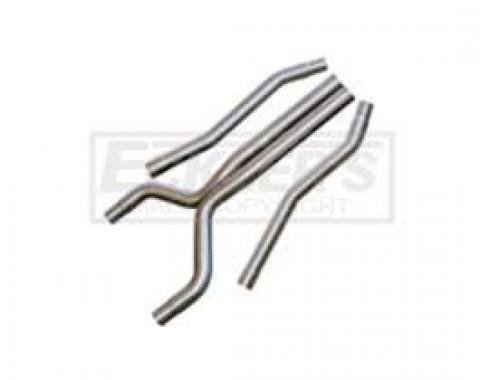 2010-2012 Camaro BBK High Flow After Catalytic Converter X-Pipes, V6 2-3/4 Aluminized X-Pipe