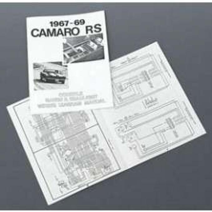 Camaro Rally Sport (RS) Console Gauge & Headlight Wiring Manual, 1967-1969