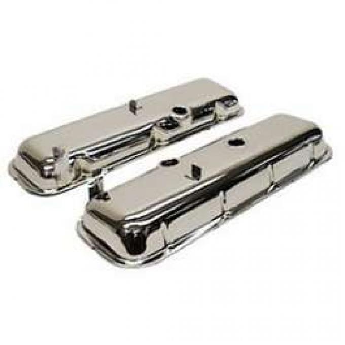 Camaro Valve Covers, Big Block, Chrome, 1967-1969